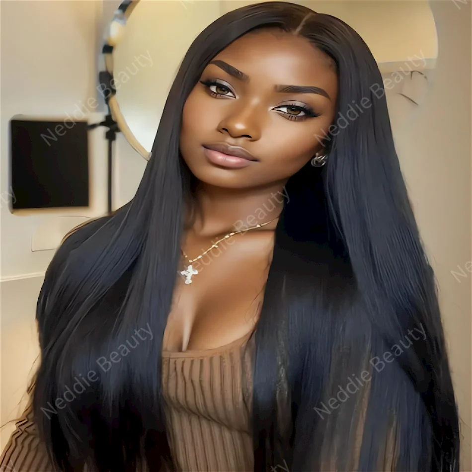 

13X6 HD Lace Frontal Wig Straight 100% Natural Full End Choice Human Hair PrePlucked Brazilian Cheap Wigs On Sale Clearance