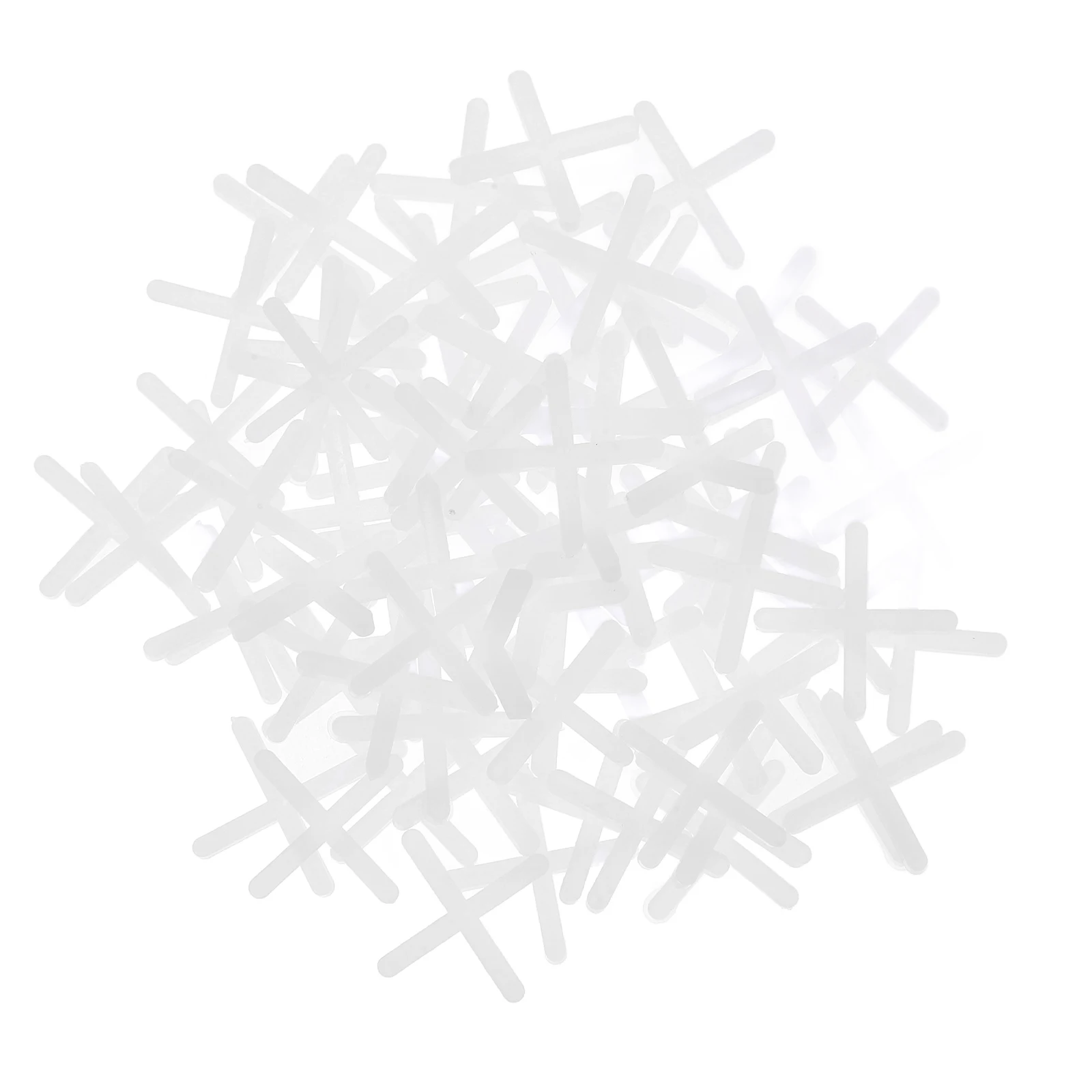 2000Pcs Cross Tile Spacers Sturdy Reusable Ceramic Floor Tile Positioning Spacers 2Mm for Leveling Grout Alignment