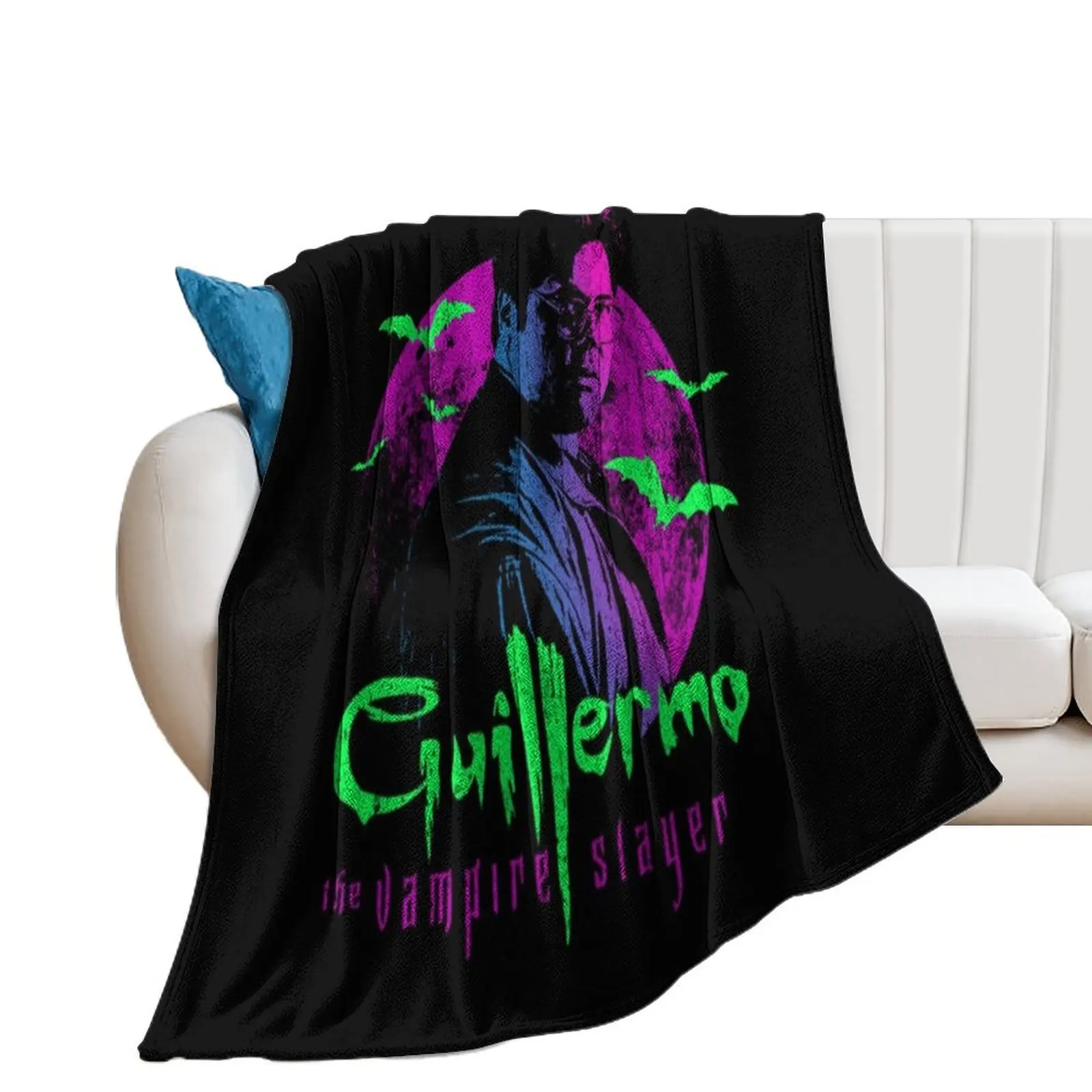 Guillermo the Vampire Slayer T-Shirt Throw Blanket Heavy Fashion Sofas Soft Plaid Blankets