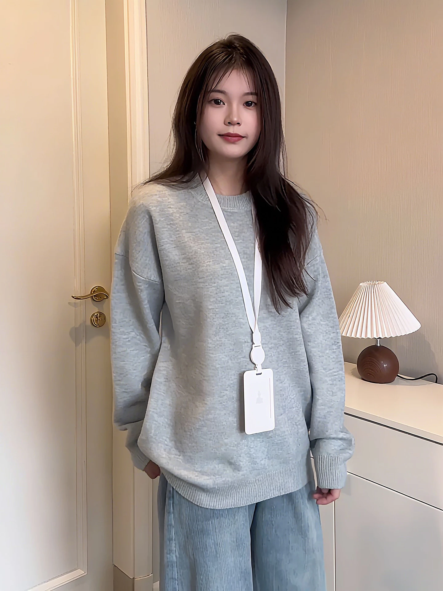 

Мужской вязаный свитер Cleanfit круглый Ne Basic Sle осень-зима Thiened Long Sve Soft Comfortable Inner irt Base L...