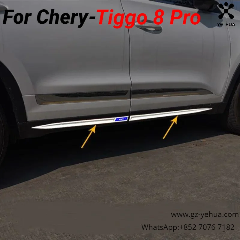 For Chery Tiggo 8 Pro 2021 2023 Body Decorative Strip Door Edge Decorative Automobiles Parts Refit Products Accesorios Para Auto