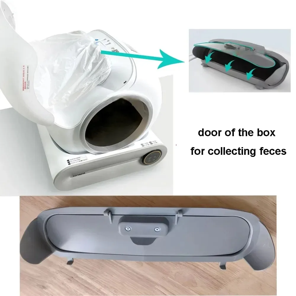 LZJV TONEPIE Automatische Katzenstreu Zubehör Box Katzenstreu Pad Bin Tür Unten Kapsel Bildschirm Filter Mesh Power Linie Kulturbeutel 5