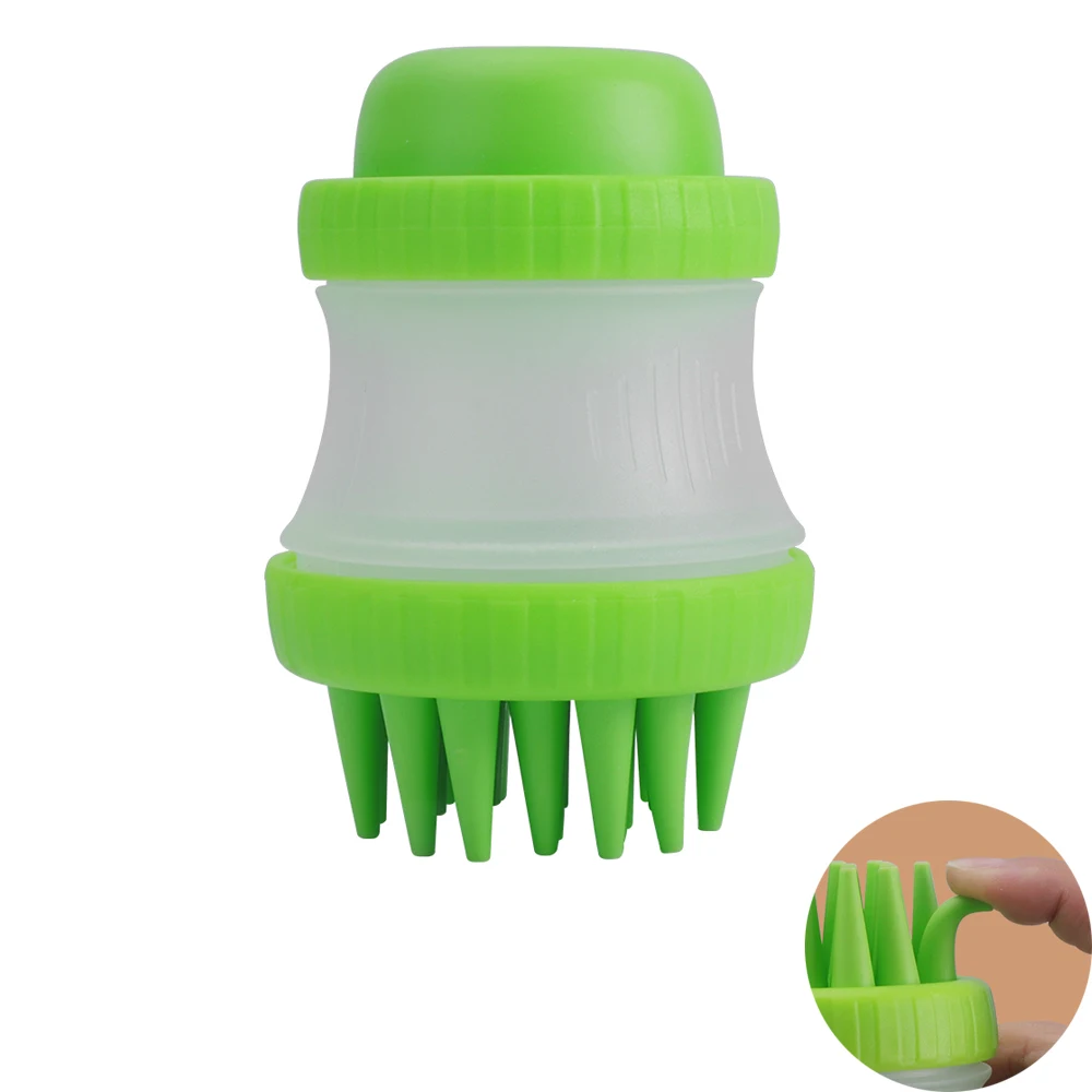 Pet Grooming Bath Massage Brush Soft Safety Silicone Bristle for Dogs Cats Pets Shower Cleaning Tools Pet Accessories