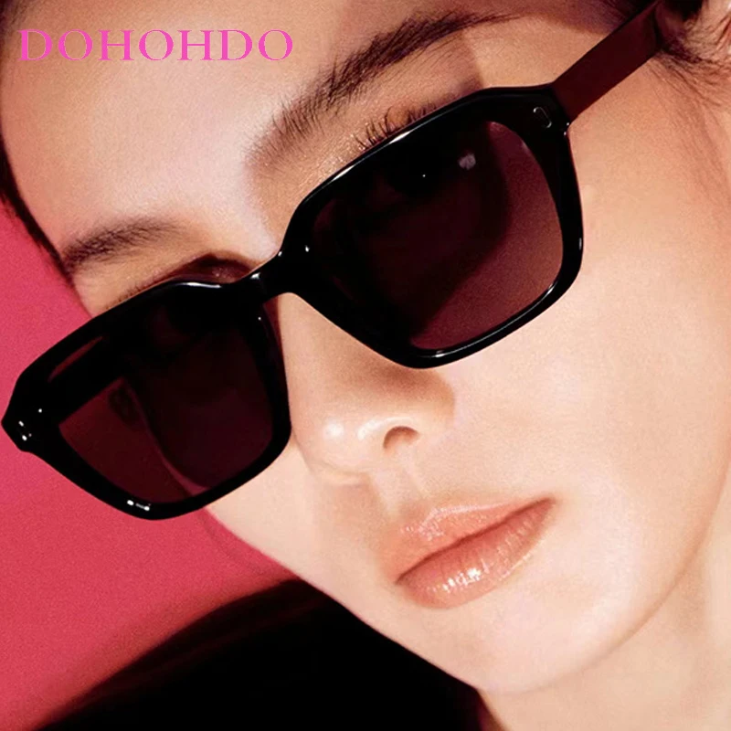 

Fashion Rivets Square Sun Glasses Women Men Trend Luxury Brand Designer Outdoor Travels Shading Sunglasses Female Lentes UV400