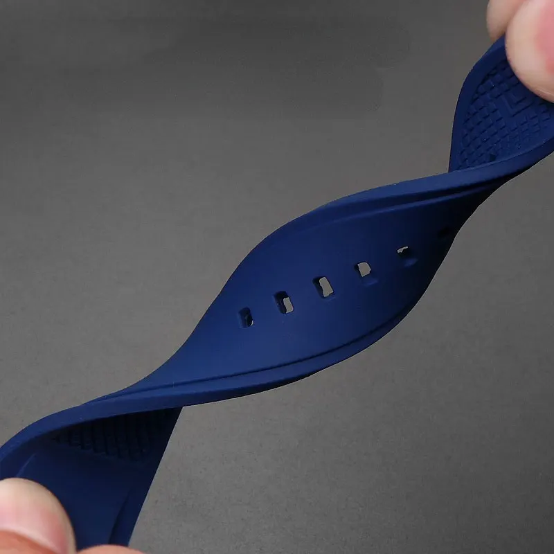 22mm Sweatproof silicone Watchband for GUESS watch U0247G3 W1058G2 W0040G3 blue black high-quality rubber  strap men's Bracelet