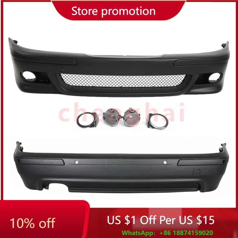 

Wholesale Classical Upgrade 5 Series E39 M5 Car Bumper Front Rear Bumper E39 Body Kit For BMW