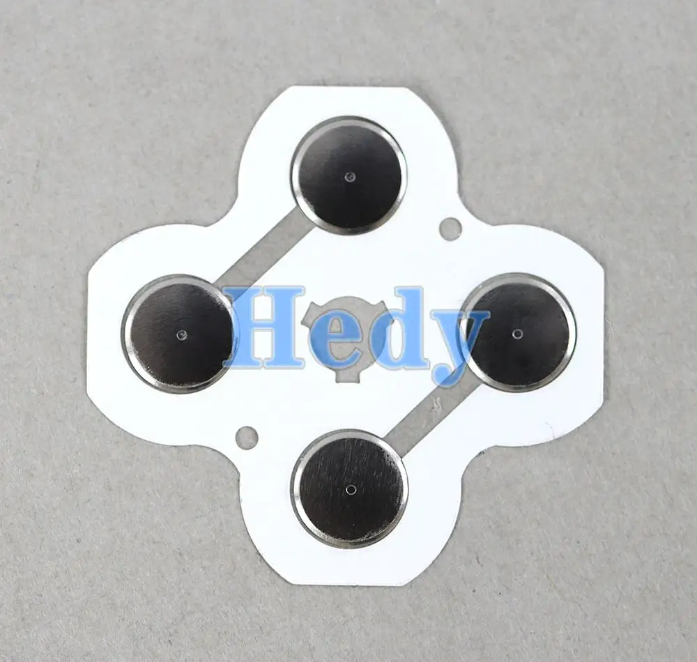 5 peças para novo 3dsxl para novo 3ds xl 2015 versão filme condutor de metal botão abxy placa pcb adesivo de alta qualidade