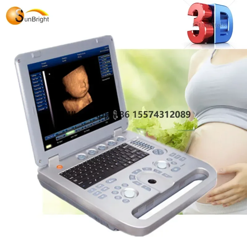 

Cheapest price Laptop Digital 15 inch 2D 3D 4D obstetric gynecology ultrasound medical