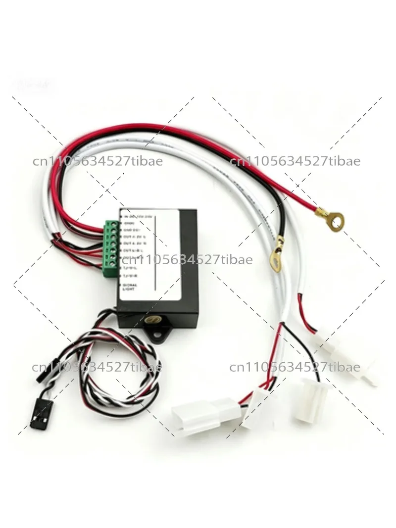 Wireless Remote Control Signal Converter for 4WD Electric Trolley with Joystick and 2WD Throttle