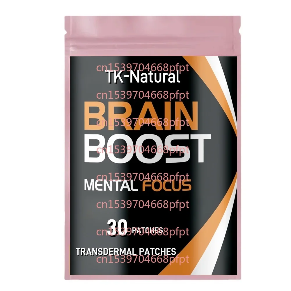

30 Patches Brain Booster Transdermal Patches with Lions Mane Mushroom Brain Support for Cognitive Support