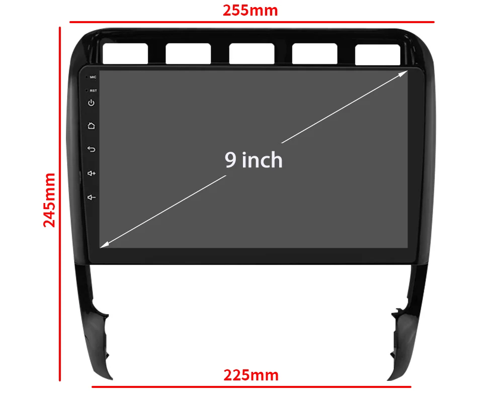 Android 14 Car Radio For Porsche Cayenne 957 / 955 2002-2010 Multimedia Video Player Navigation GPS 4G Carplay Auto Stereo BT