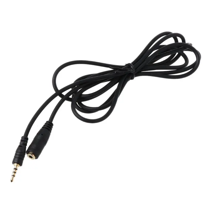 1.5M 4 Pole stereo 2.5mm Male to Female Jack Extension  Cable AUX Cable Cord for Smartphone 2.5mm