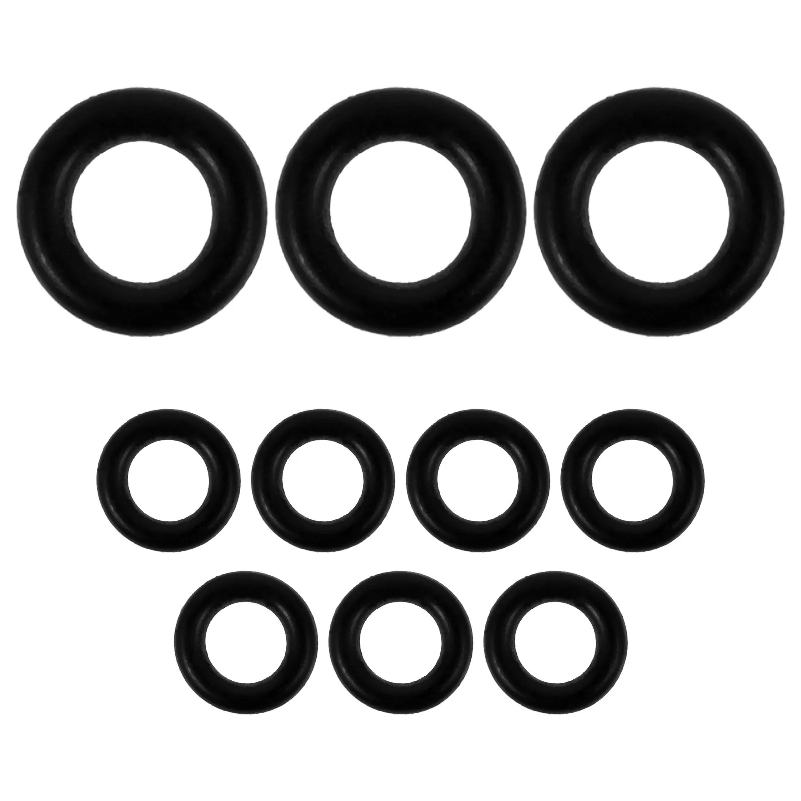 ชุดอุปกรณ์ 10 ชิ้น วัสดุยาง ทนทาน ปิดผนึกได้อย่างแม่นยำ ป้องกันการรั่วซึม ติดตั้งง่าย ชุดแหวนซีลสำหรับก้านวาล์ว