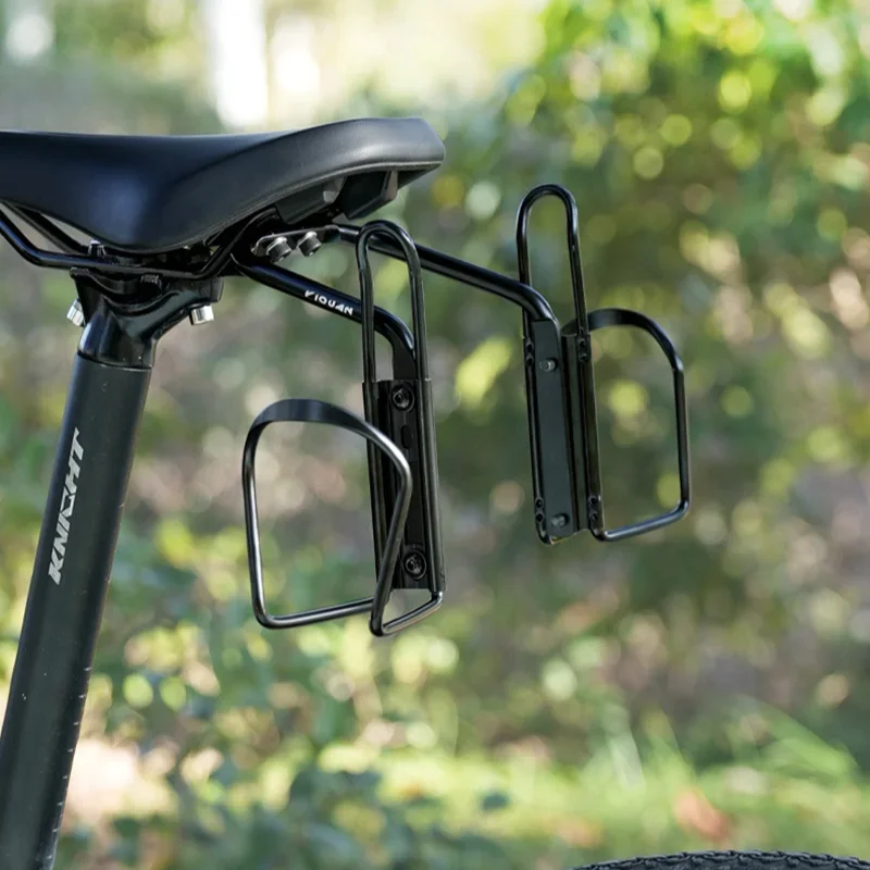 

Bicycle Saddle Extension Stand Water Bottle Stand Stable Alloy Saddle Bag Stabilizer Multi Functional Water Bottle Stand