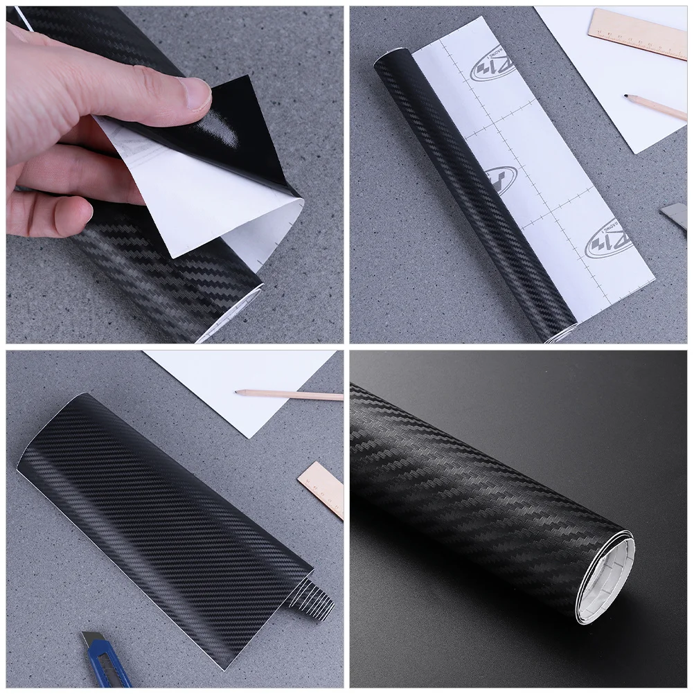 

Carbon Fiber Car Vinyl Wrap Film Fashion Durable Crack Resistant Car Interior Decorations Automotive Wrap Film Roll