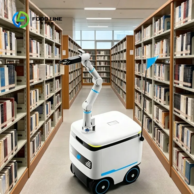 Custom Courier Robot AI Intelligent Smart Delivery Robot Autonomous Indoor Outdoor Last Mile Package Transport Device