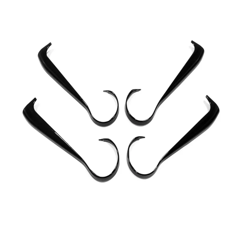 For BYD YUAN PLUS ATTO 3 2022 2023 ABS Carbon Black Door Handle Bowl Small Armrest Panle Cover Trim Interior Car Accessories