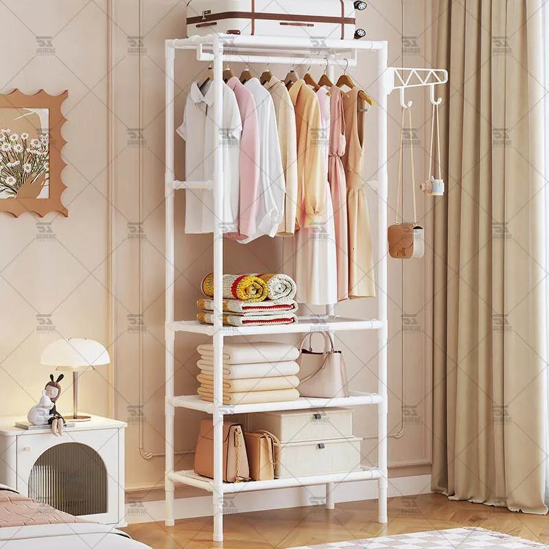 Entrance Black Clothes Rack Closet Boutique Detachable Balcony Clothes Rack Place Saving Industrial Portable Home Furniture
