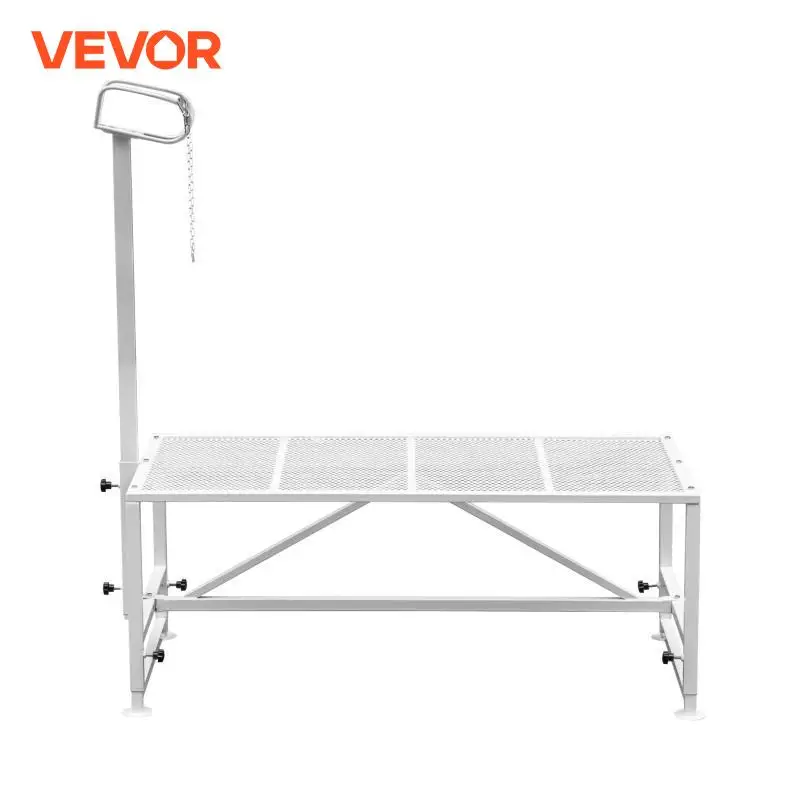 VEVOR Livestock Stand 51x23 inches Trimming Stand with Straight Head Piece