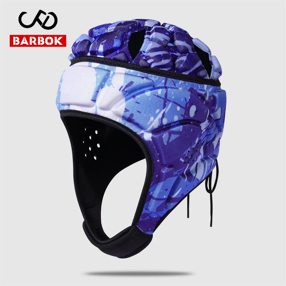 BARBOK Rugby Headguards Soft Padded Padding Headgear Football Helmet Shell For Child\'s Youth Kids Head Protective Gear Outdoor