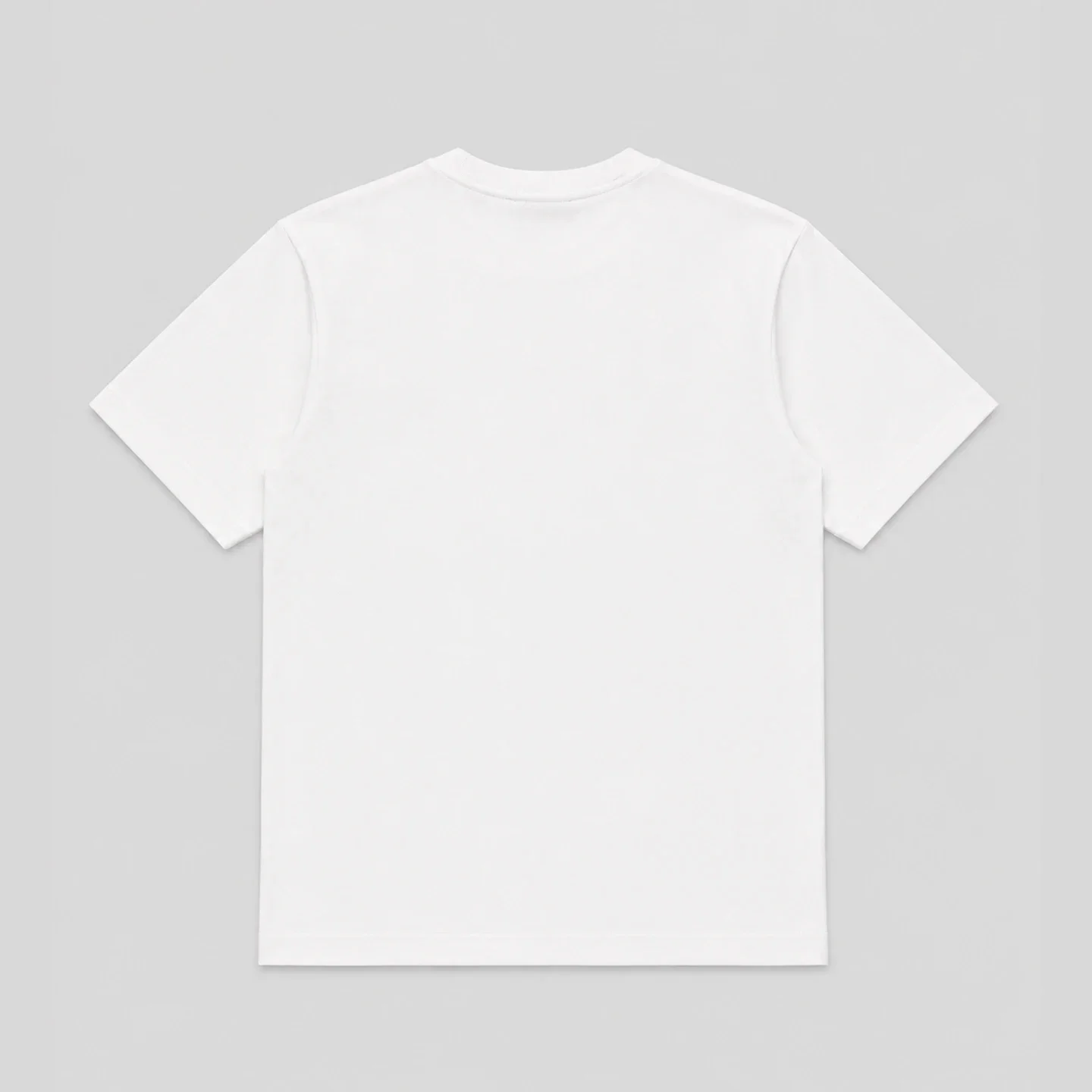 CH Herren Einfaches Rundhals-T-Shirt mit Versteckter Wappen-Stickerei Regular Fit Kurzarm Alltags-Partnerkleidung – Detail 4
