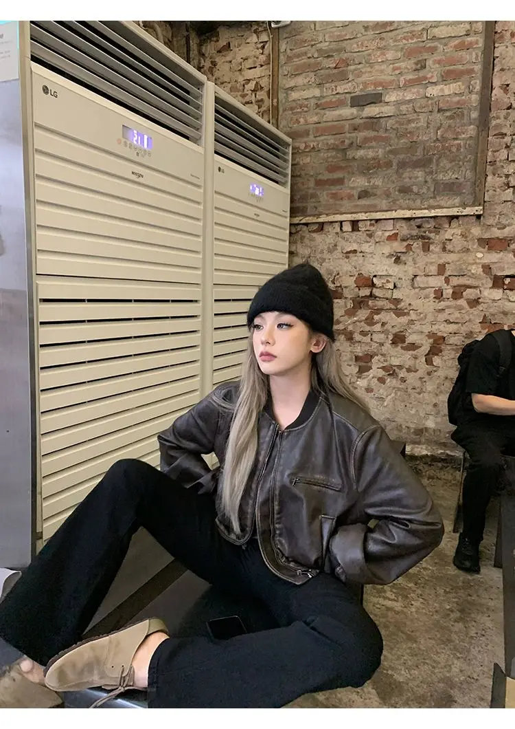 

Bomber Jackets Womens Jacket Winter Fall Twill Cargo Style Utility Plaid Armygreen Professional Panelled Training Minimalist Ins