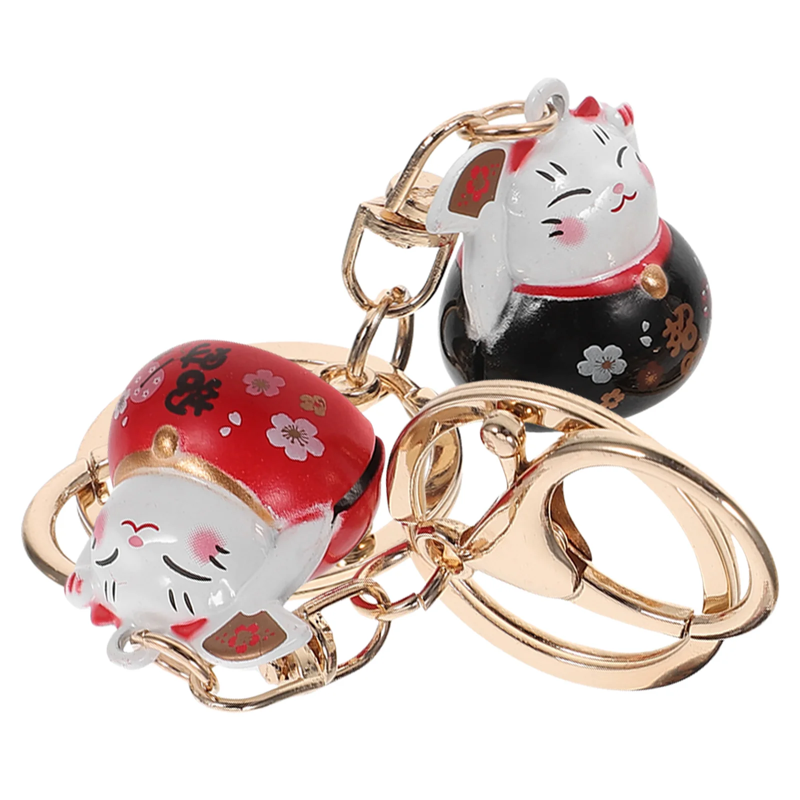 

2pcs Cartoon Keychains Adorable Cherry Blossoms Japanese Keychain Bag Hanging Cell Phone Accessories
