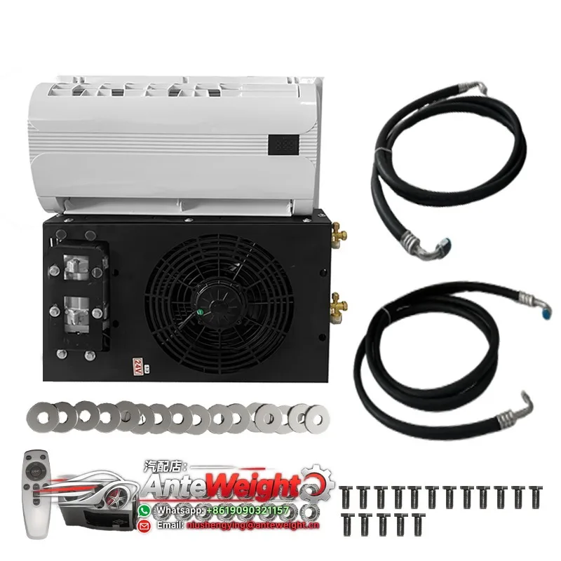 12v  High Split Parking AC Cooler New Mobile Air Conditioner R-134A Refrigerant 12 Volt Fan for Trucks RVs
