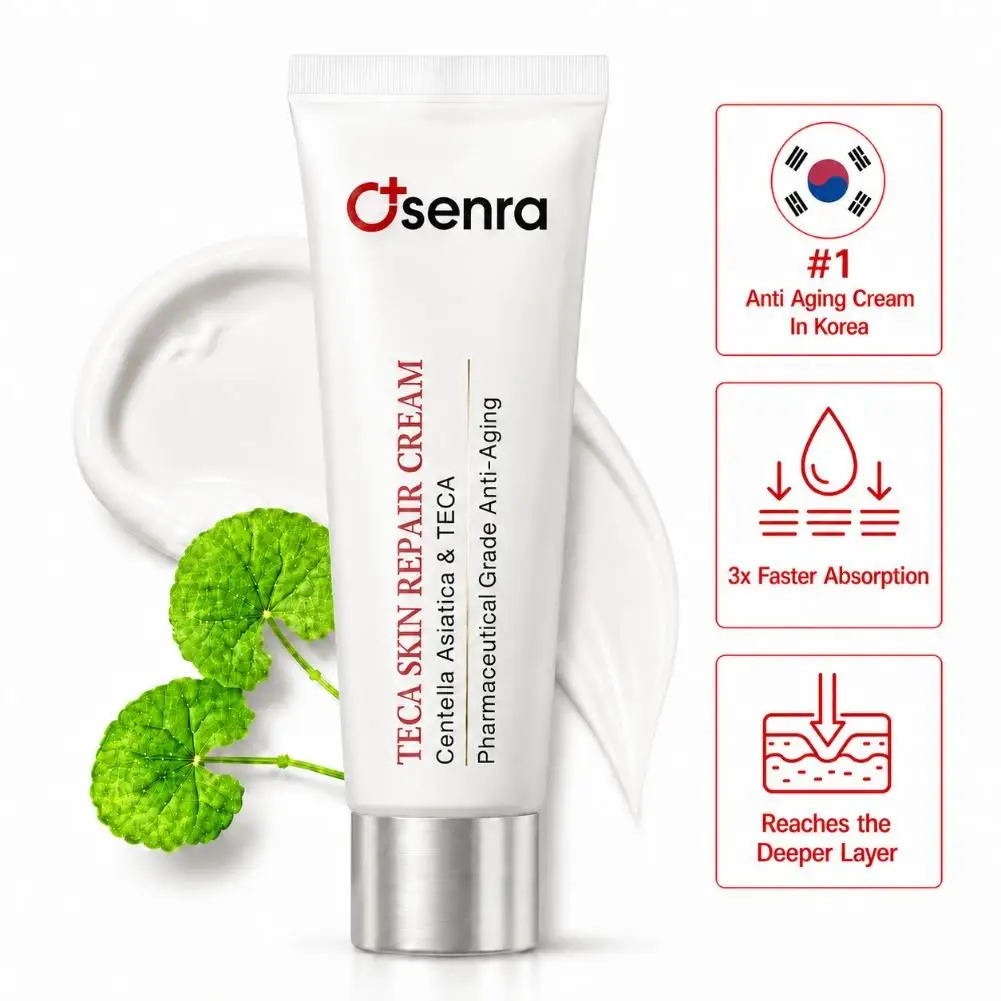 50ml Osenra TECA Skin Repair Cream Centella Asiatica Pharmaceutical Grade Anti-Aging Cream Korean Smooth Repair Barrier Facecare