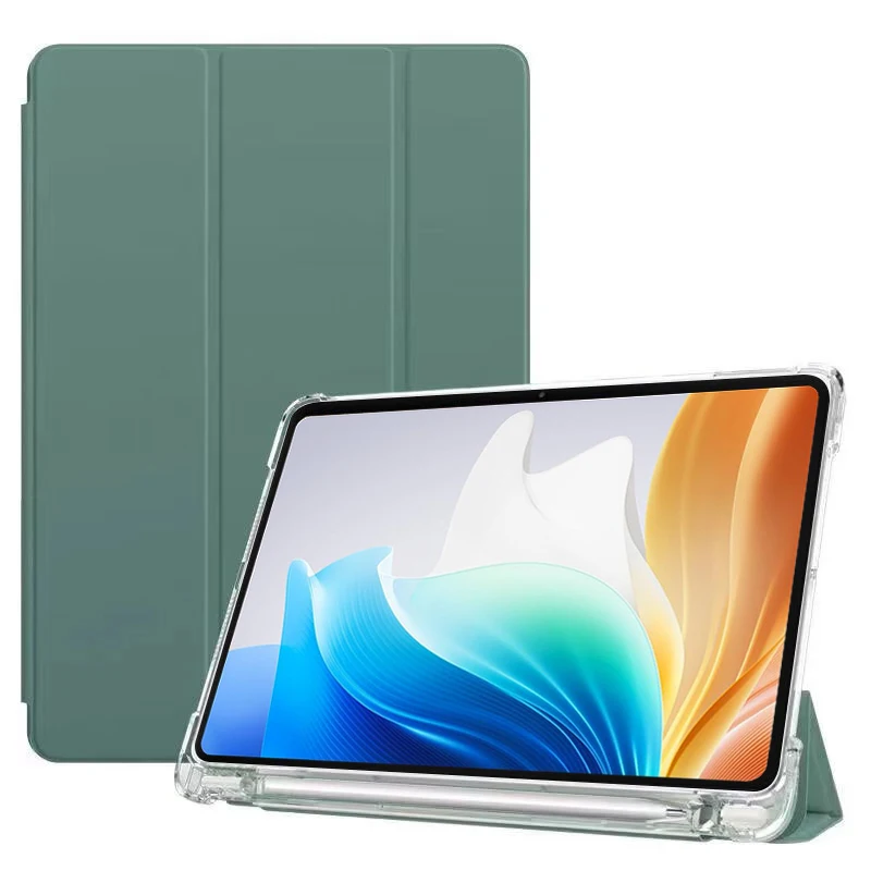 For OnePlus Pad Go Oppo Pad Neo Case 11.4 inch with Pencil Holder Tri-Folding Stand Soft Back Cover for Oppo Pad Neo Tablet Case