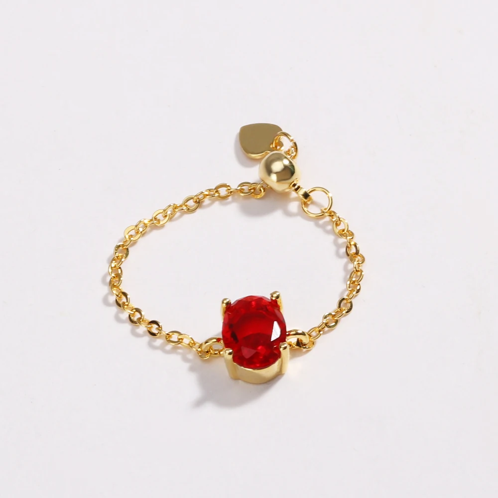 Adjustable Bling Tiny Delicate Oval Shape Colors Ring for Women