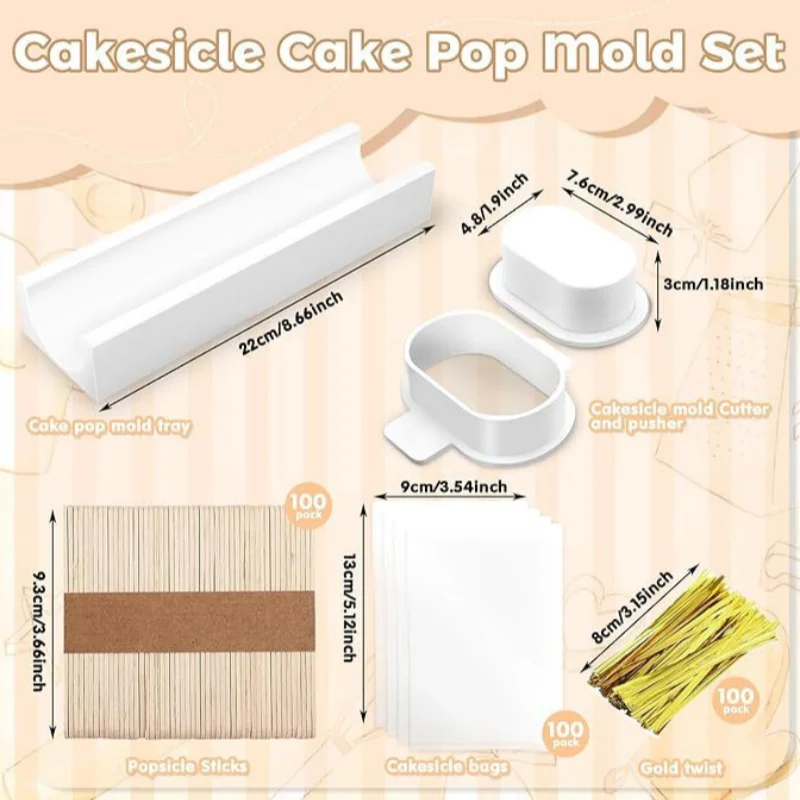 Zestaw foremek do cake popsów  – Kitchen Baking Tray recenzja i cena