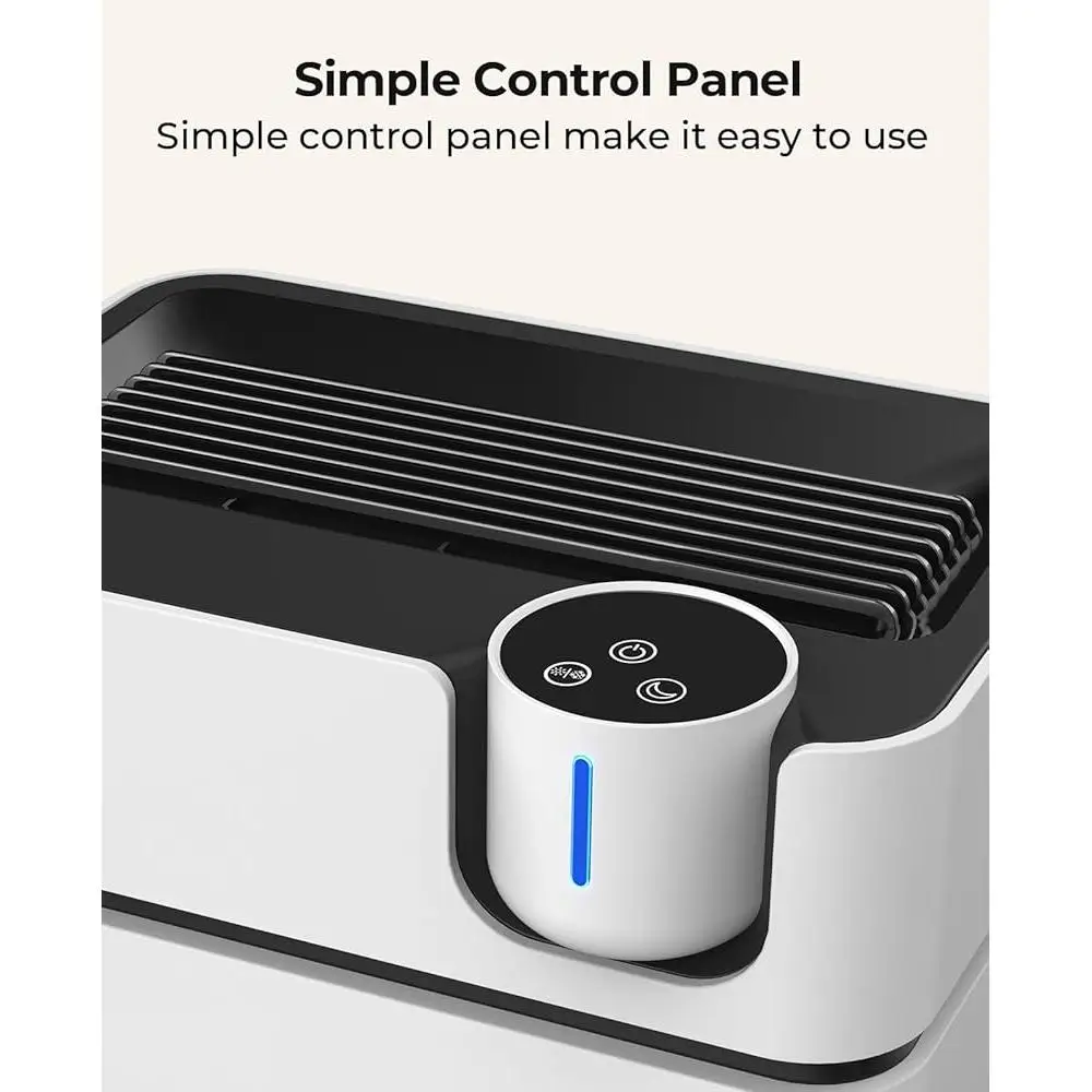 เครื่องลดความชื้นแบบพกพาบ้าน 1000 ตร.ฟุต 88 ออนซ์ถังท่อระบายน้ําการทํางานที่เงียบสงบโหมดสลีปปิดอัตโนมัติ LED Night Light