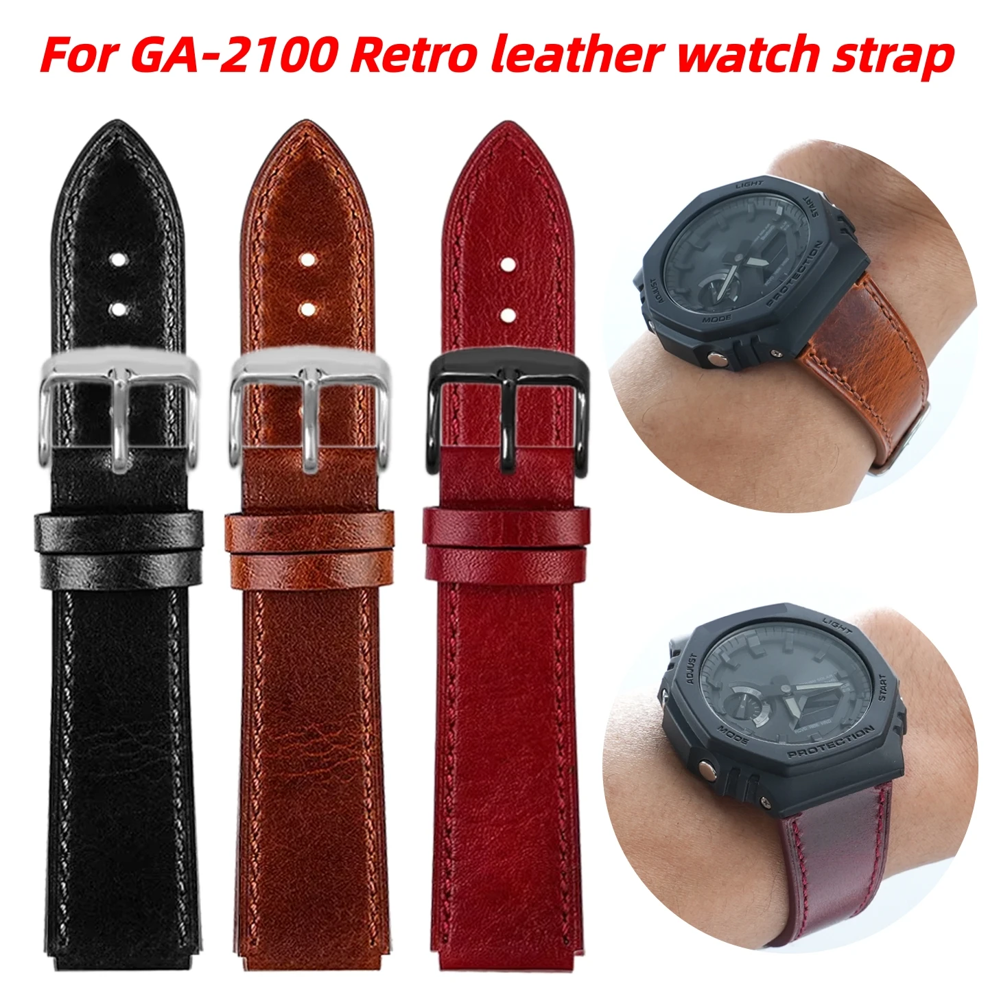 16Mm Retro Leather …