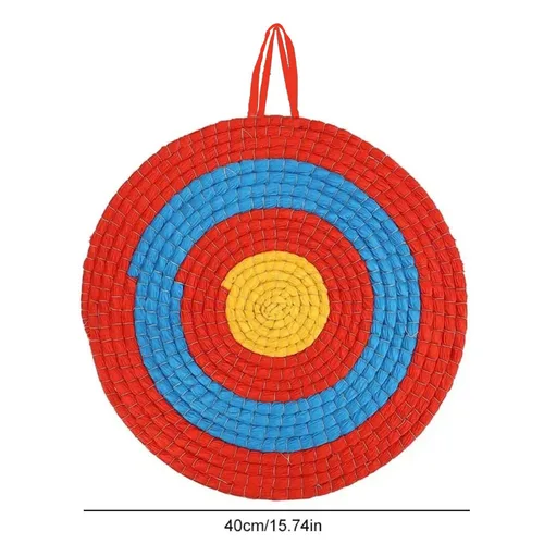Objetivo de tiro de paja, objetivo de paja de hierba, flechas de arco, objetivo de práctica de puntería para deportes al aire libre, accesorios de tiro, 40CM