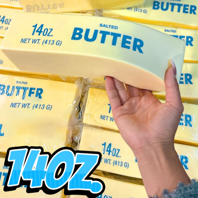 Big Size 24CM Butter Stick Slow Rising Squishy Moist Soft Texture Stress Relief Squeeze Butter Bar ASMR Sensory For Adults Xmas