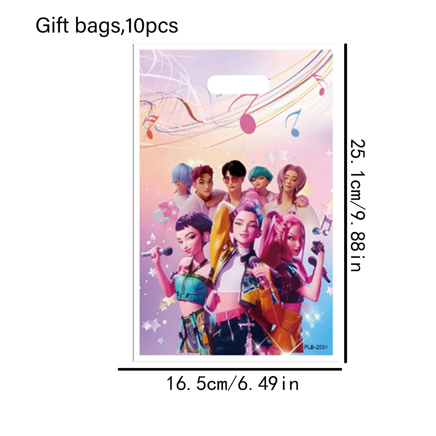 10-50 個 K-Ppop デーモンハンターズパーティー用品ギフトバッグキャンディーバッグプラスチックギフトボックスグッディギフトバッグ子供の誕生日クリスマス