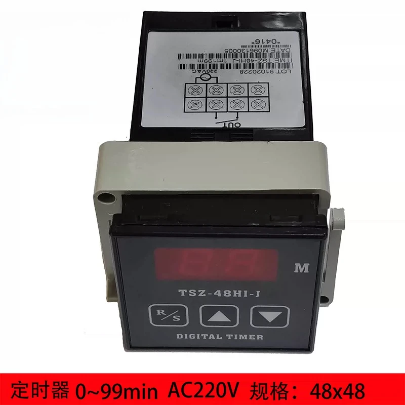 TR-48 oven timer SGG-2 kitchen timer, TEH-48B time control relay, LD-H5J 0-99 minute timer AC220V