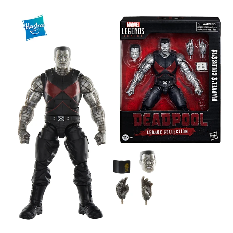 Original Action Figure Hasbro Marvel Legends Deadpool Colossus Peter Rasputin Anime Figure Model Toy Ornaments Gifts