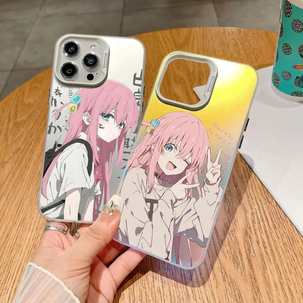 

Lonely Rock Phone Case Electroplate Silver IMD Phone Case For IPhone 11 12 13 14 15 16 Pro Max 16E 7 8 Plus X XS XR SE2 Cover