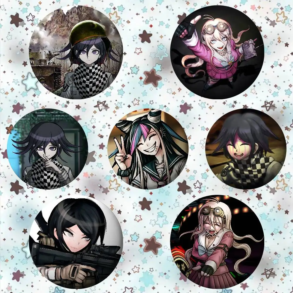 

Anime D-Danganronpa Customizable Tin Badges, Stylish And Cute Round Anime/star Birthday Gifts For Friends And Classmates.