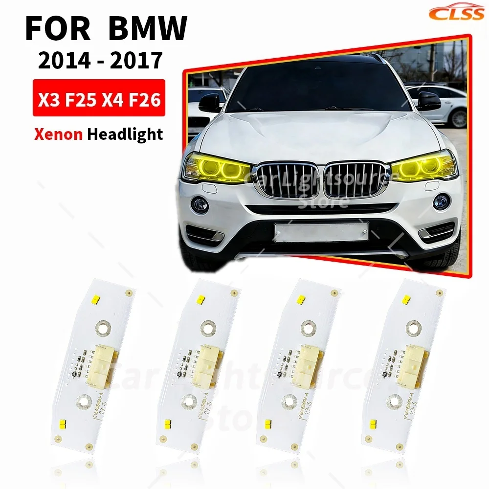 Non-RGB DRL LED Boards Light Source For BMW F25 X3 F26 X4 2014-2017 Car Headlight Daytime Running Lights Angel Eye Module