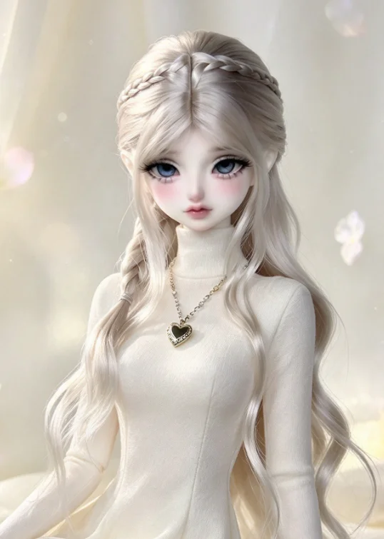 Wigs doll Wig BJD Accessories Doll Hair,  Braided Hair Long Curly Doll Wig 1 Piece Free Shipping