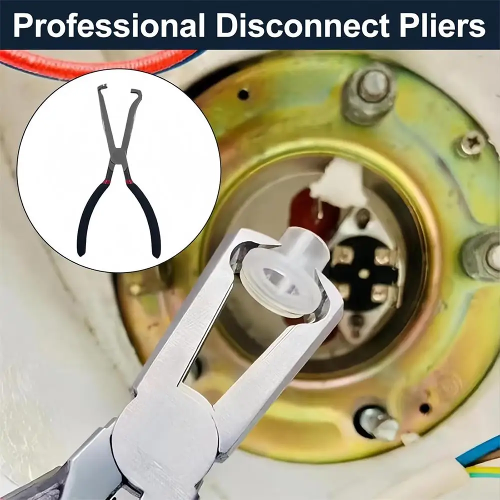 Electrical Disconnect Pliers for Cars Automotive Electrical Connector Disconnect Pliers Long Spark Plug Removal Pliers Hose Pipe