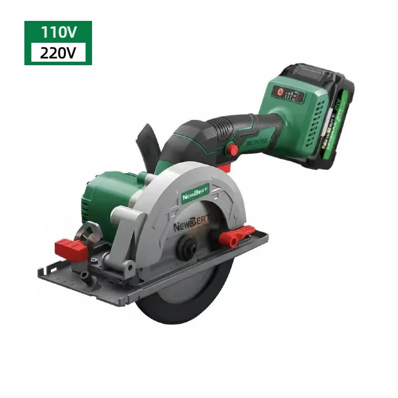 Rechargeable circular saw machine 21V high-power woodworking cutting machine 4.0Ah handheld high-power chainsaw