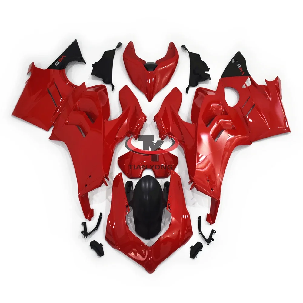 

Motorcycle Full Fairing Kit For Ducati Panigale V4 V4S 2023 2024 Bright red Bodywork Cowling ABS Injection