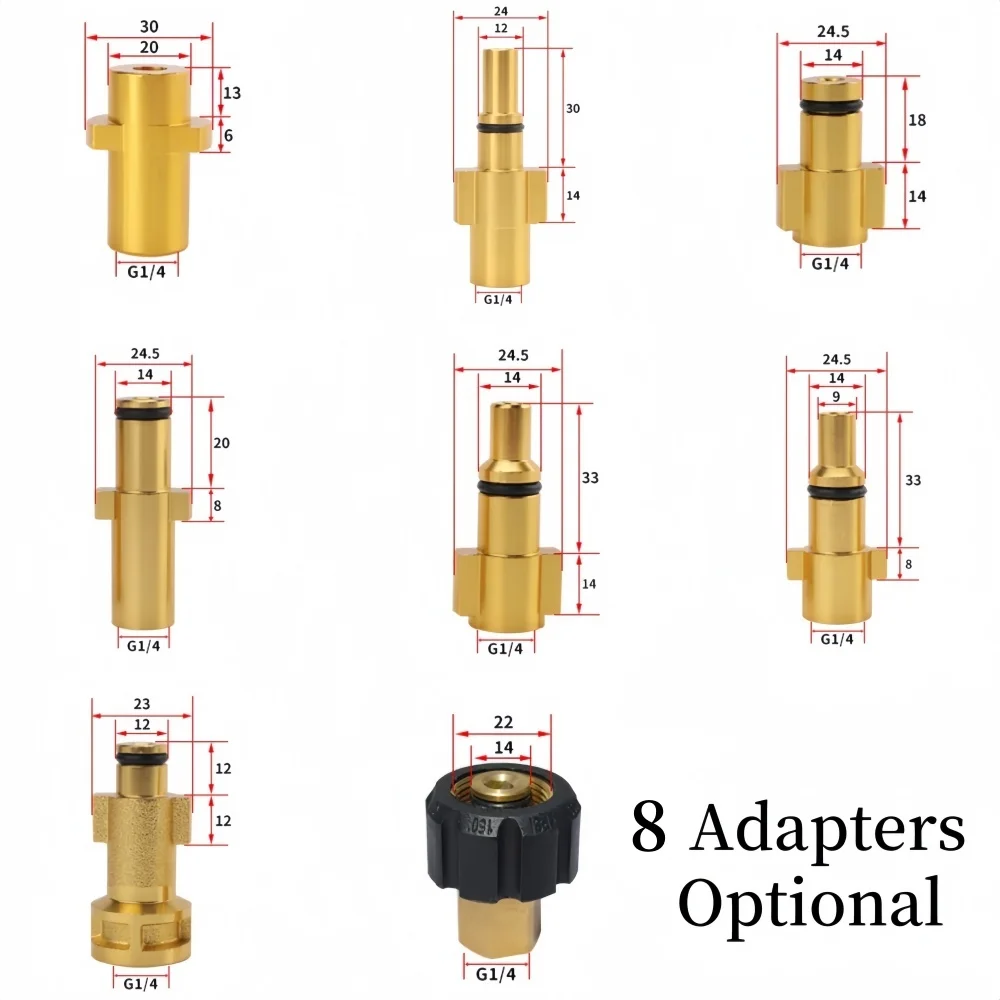 5~40m Sewer Drainage Cleaning Hose High-Pressure Cleaning Machine Hose Sewage Cleaning Nozzle For Karcher Bosch Lavor Nilfisk