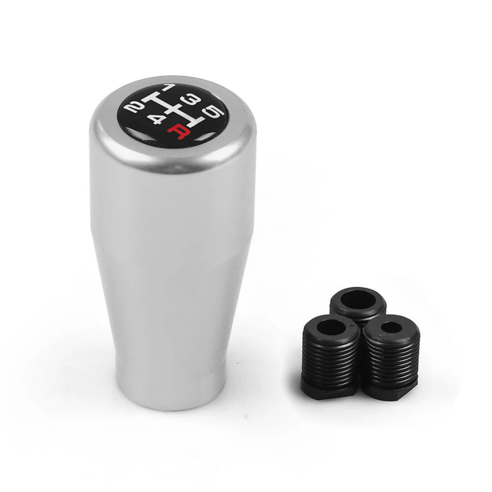 Manual Gear Shifter Aluminum Gear Knob Stylish Modern Appearance Easy Installation Process Car Modification Driving Enhancement