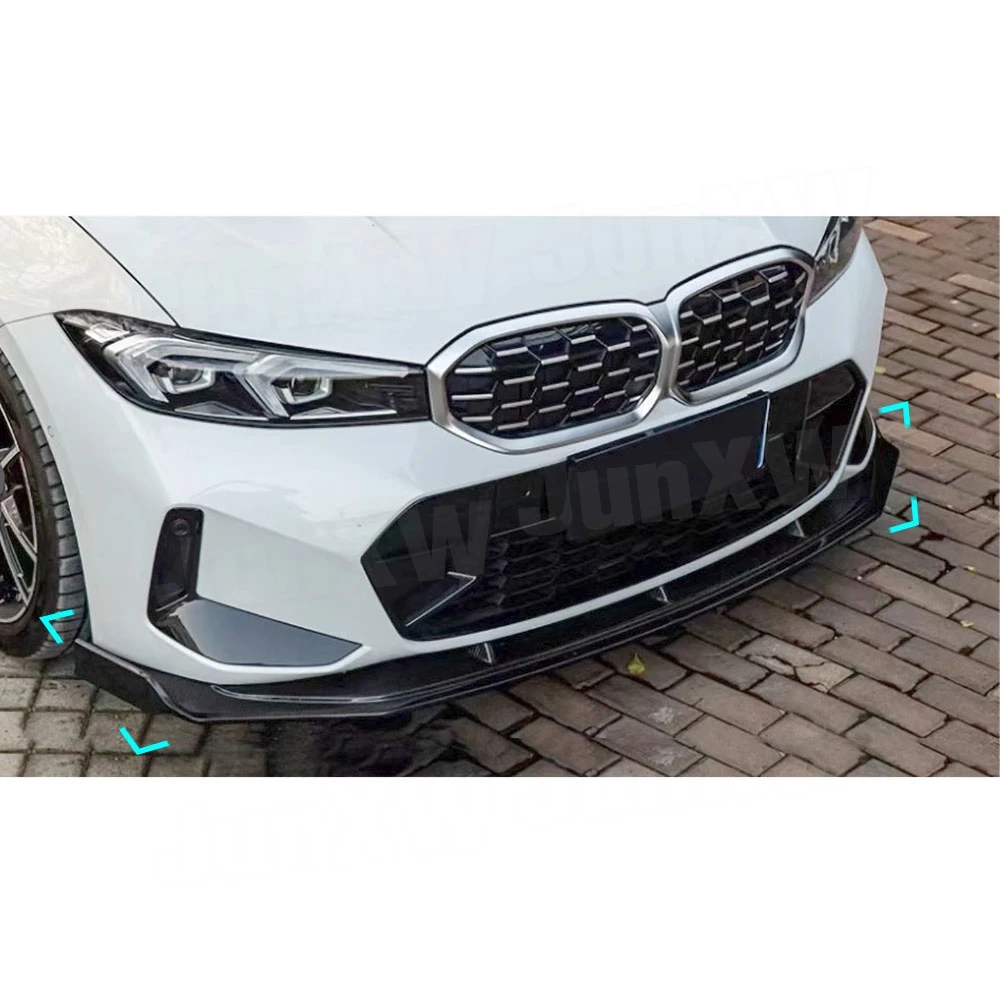 

Спойлер на передний бампер из сухого углеродного волокна для BMW G20 CMST Sport 2023+ C Style FRP, удлинитель переднего бампера, комплекты кузова