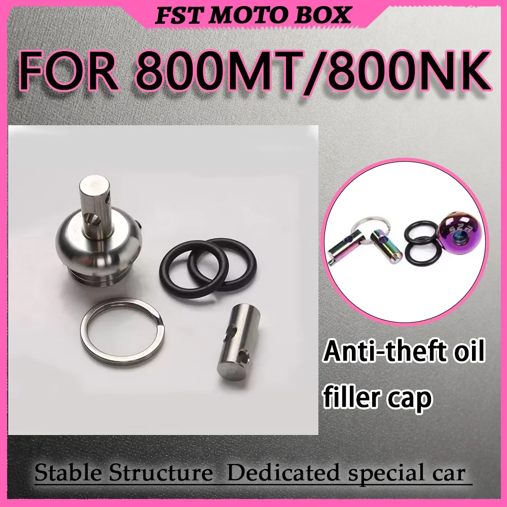 FOR Security Key Lock Oil Drain Plug for CF 800MT-X 800NK Street Bike Anti-Sabotage Engine Accessory with Sand/Sugar Additive